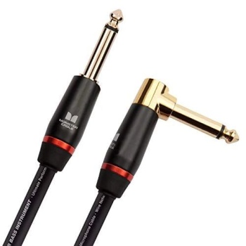 Monster Cable 12 0006 Bass Enstrüman Kablosu (6.4mt Açılı-Düz) | L Jak İle Rahat Kullanım